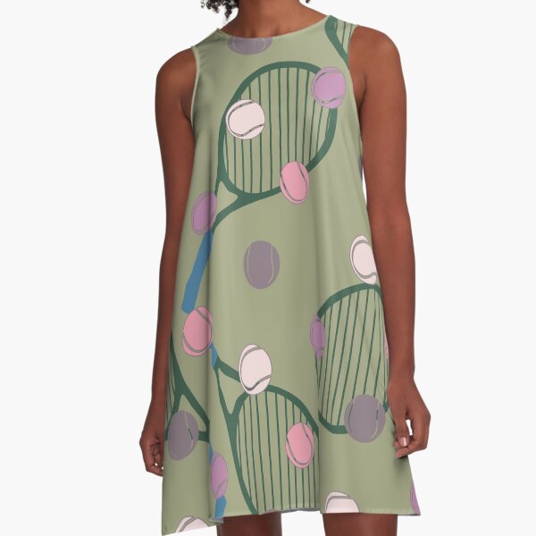 Item preview, Green Tennis Pattern  designed and sold by pear-la.