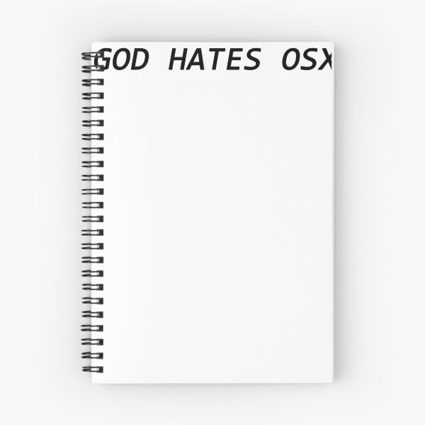 Item preview, GOD HATES OSX designed and sold by Frederich.