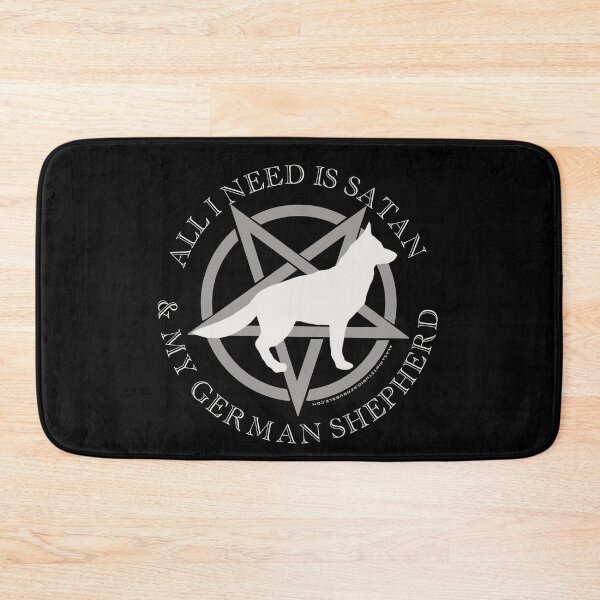 Item preview, All I Need is Satan and My German Shepherd Hell Hound designed and sold by AlasAHintStudio.