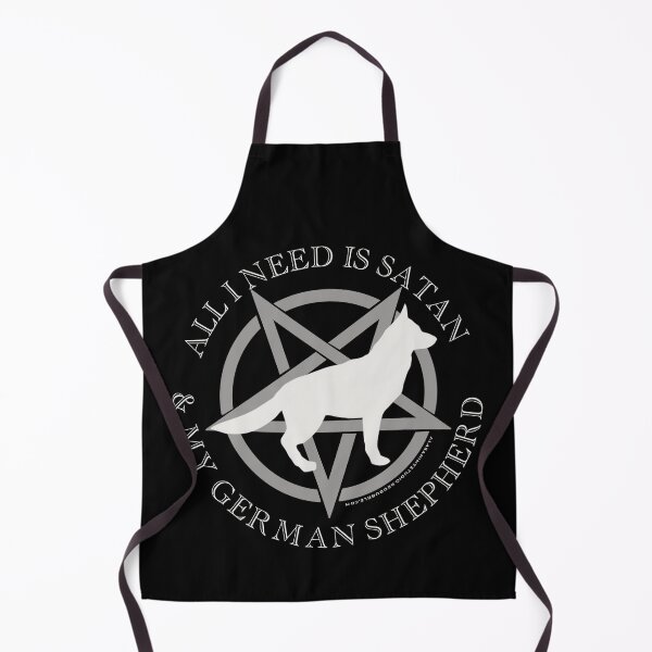 Item preview, All I Need is Satan and My German Shepherd Hell Hound designed and sold by AlasAHintStudio.