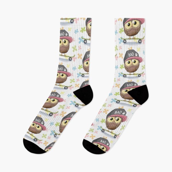 Item preview, Owl With A Bad Hat Riding A Skateboard - Children Sports, designed and sold by lduke47.
