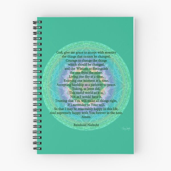 Artikelvorschau, Original Serenity Prayer von Reinhold Niebuhr entworfen und verkauft von Tänya Littlejohn.