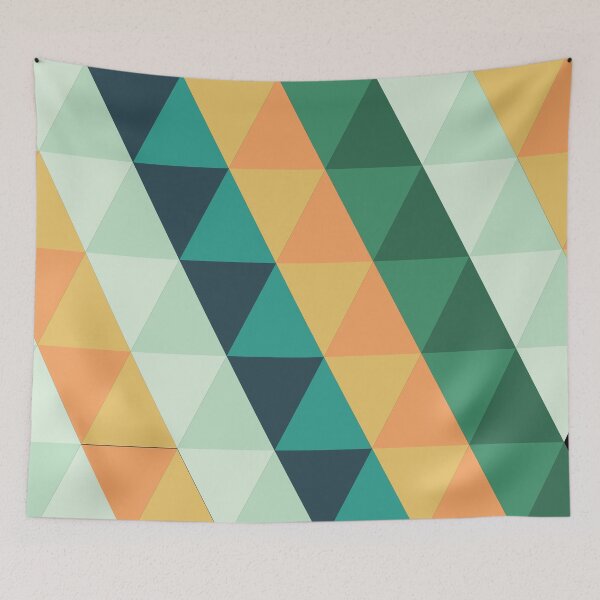 Item preview, Colorful Triangle Pattern designed and sold by FridPix.