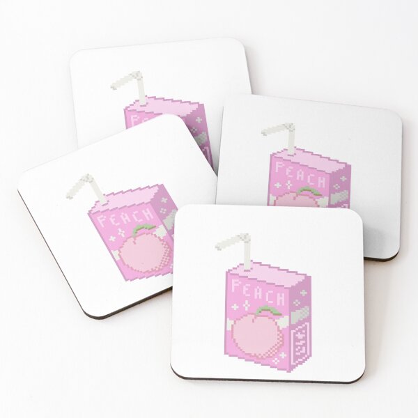 Item preview, Pixel Peach Juice Box Pink designed and sold by AliAliOxenFreee.