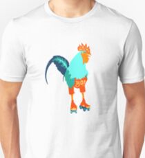 Roller Derby Rooster Unisex T-Shirt