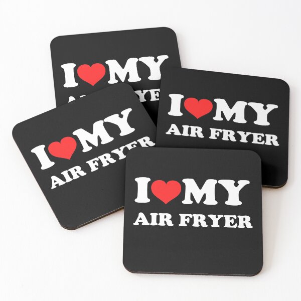 Item preview, I Love My Air Fryer designed and sold by The Little Wood Cottage.