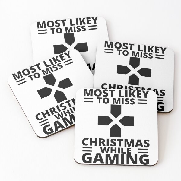 Item preview, Most Likely To Miss Christmas While Gaming designed and sold by Jessadagorn Kasemsamran.