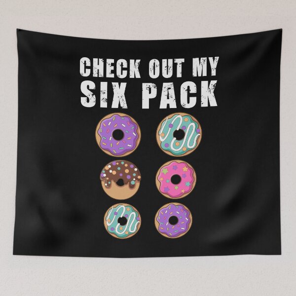 Item preview, Check Out My Six Pack Donut - Funny Gym designed and sold by Fabvity.