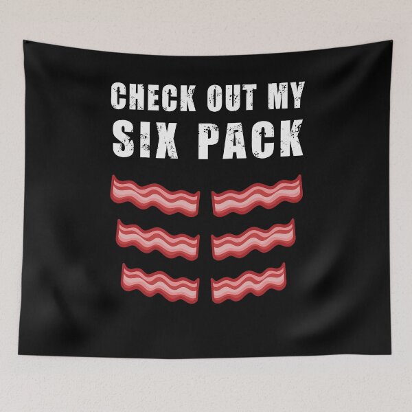 Item preview, Check Out My Six Pack Bacon - Funny Gym designed and sold by Fabvity.