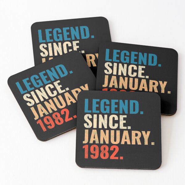 Item preview, Legend Since January 1982 Retro Vintage designed and sold by Teelogic.