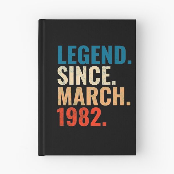 Item preview, Legend Since March 1982 Retro Vintage designed and sold by Teelogic.