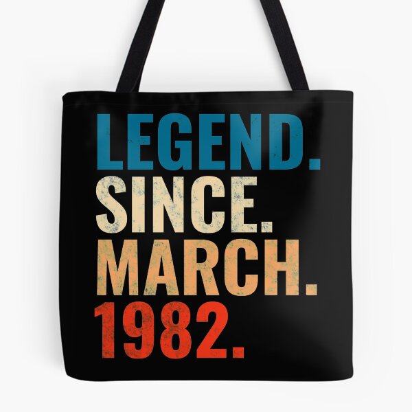 Item preview, Legend Since March 1982 Retro Vintage designed and sold by Teelogic.