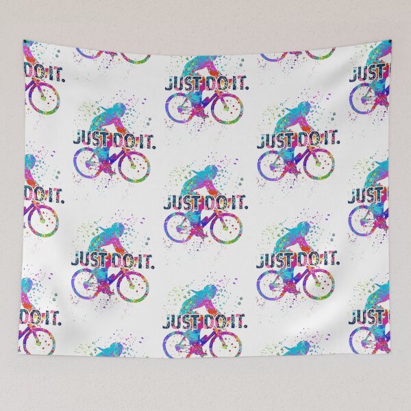 Item preview, Cycling Floral Colorful Art designed and sold by VannaShanha.