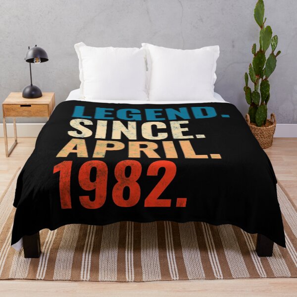 Item preview, Legend Since April 1982 Retro Vintage designed and sold by Teelogic.