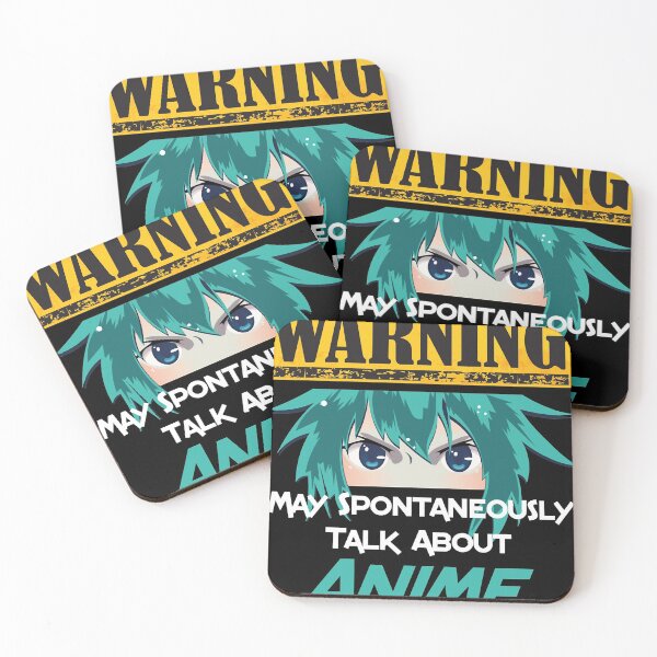 Item preview, Warning May Spontaneously Talk About Anime Essential designed and sold by elliofrede.