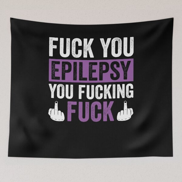 Item preview, Fuck Epilepsy Shirt, Epilepsy Awareness Shirt, Epilepsy Supporter Shirt, Epilepsy Warrior Shirt, Purple Ribbon Shirt, Epilepsy Walk Shirt designed and sold by aymob.