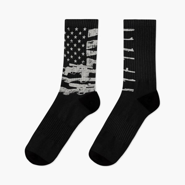 Item preview, Big American Flag With Machine Guns 2A Flag  designed and sold by LindaWatsons.