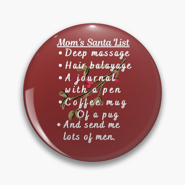 Item preview, Mom's Santa List designed and sold by VLamb.