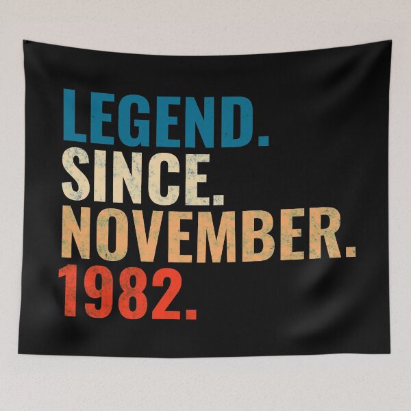 Item preview, Legend Since November 1982 Retro Vintage designed and sold by Teelogic.