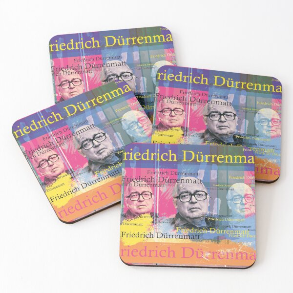 Item preview, Friedrich Dürrenmatt portrait, famous Swiss writer designed and sold by Mauswohn.
