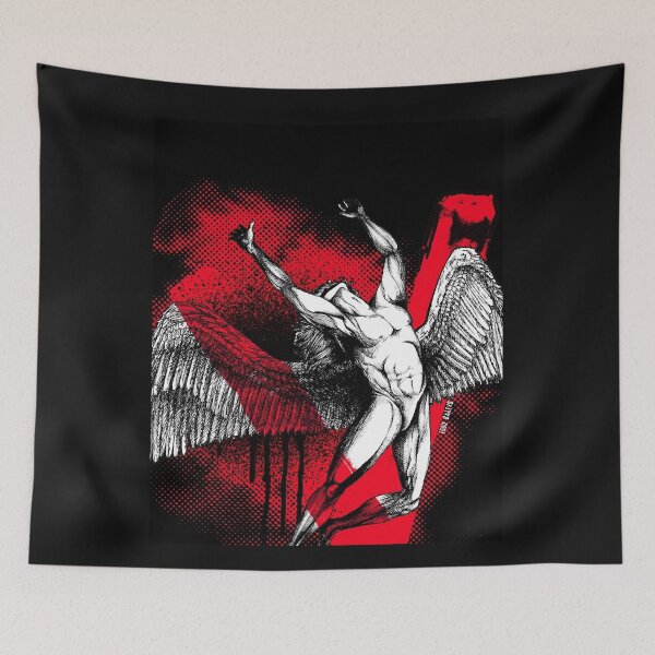 Item preview, Icarus Fall  Polka Trash Style T-shirt graphique designed and sold by Terryoutch.
