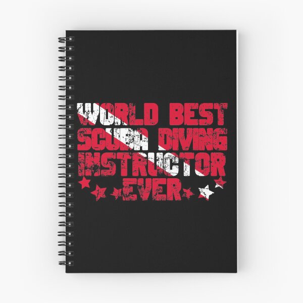 Item preview, World Best Scuba Diving Instructor Ever (vintage retro dive flag) designed and sold by StudioAquaLumos.