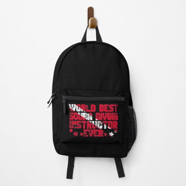 Item preview, World Best Scuba Diving Instructor Ever (vintage retro dive flag) designed and sold by StudioAquaLumos.