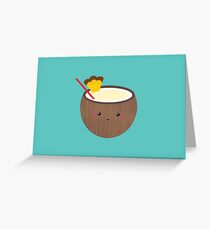 pina colada Greeting Card
