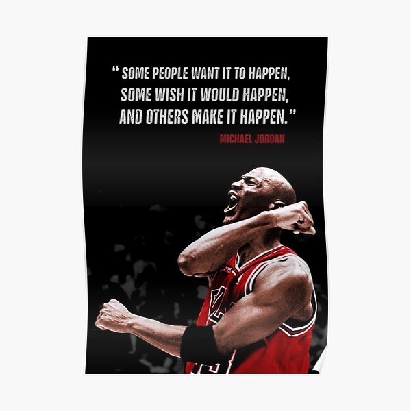 Michael Jordan Posters for Sale | Redbubble