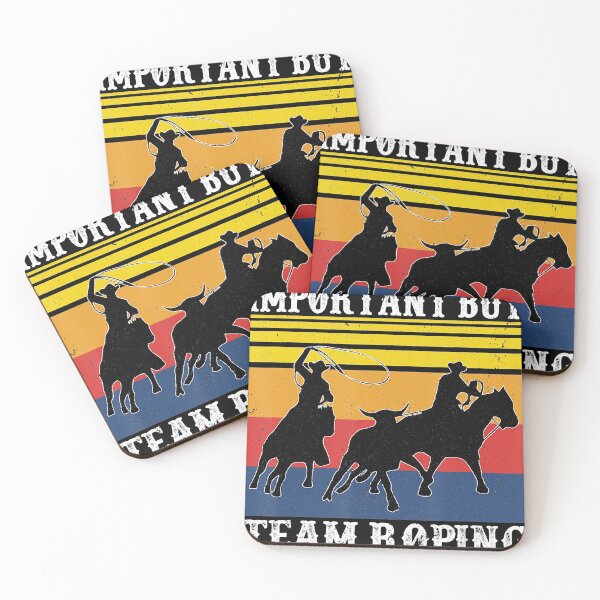 Item preview, School Is Important But Team Roping Is Importanter Cowboys designed and sold by SethFrancis37.