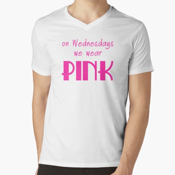 On Wednesday We Wear Pink Jersey Shirt, Mean Girls Jersey Designed & Sold  By BraSmith