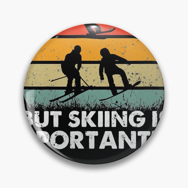 Item preview, School Is Important Skiing Is Importanter Skier  designed and sold by SethFrancis37.
