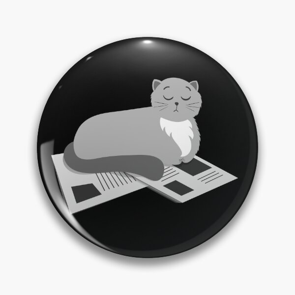Item preview, Cat Sleeping on the Newspaper designed and sold by murkyswamp.