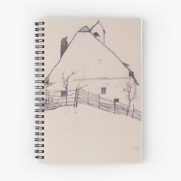 Item preview, EGON SCHIELE - House with bell tower 1912 designed and sold by artdesignco.