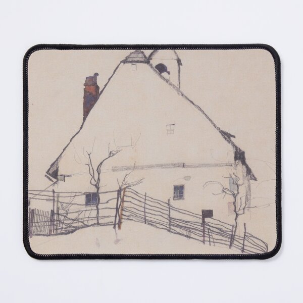 Item preview, EGON SCHIELE - House with bell tower 1912 designed and sold by artdesignco.