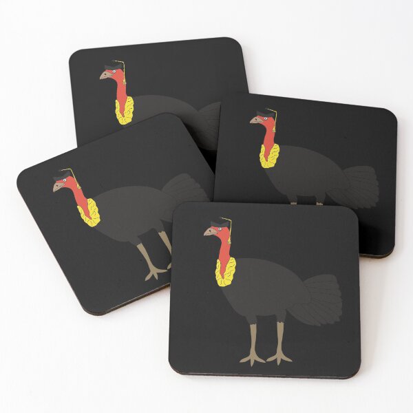 Item preview, Brush Turkey Full Time Graduate on Black designed and sold by Digitaldingo.