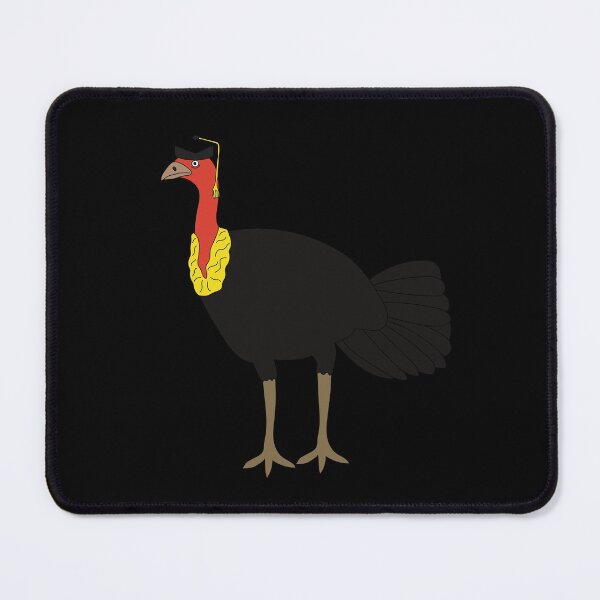 Item preview, Brush Turkey Full Time Graduate on Black designed and sold by Digitaldingo.