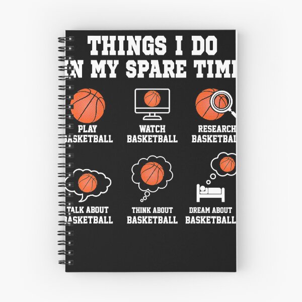 Item preview, Things I do In My Spare TIme funny Basketball lover designed and sold by SethFrancis37.