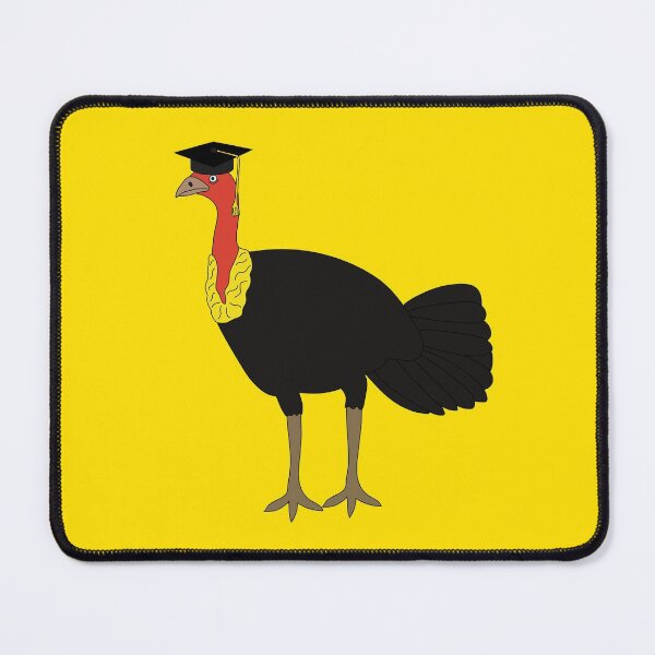 Item preview, Brush Turkey Full Time Graduate on Yellow designed and sold by Digitaldingo.
