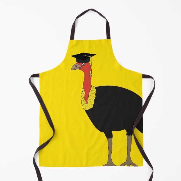 Item preview, Brush Turkey Full Time Graduate on Yellow designed and sold by Digitaldingo.