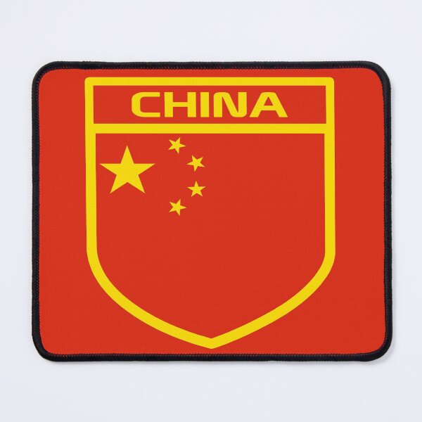 Item preview, China Flag Badge designed and sold by Cestus.