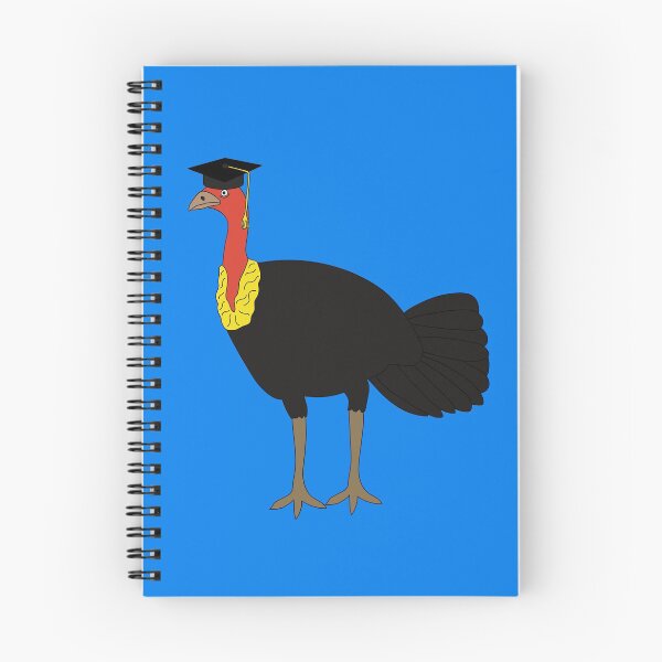 Item preview, Brush Turkey Full Time Graduate on Blue designed and sold by Digitaldingo.
