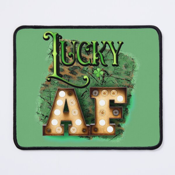 Item preview, St. Patrick's Day Lucky AF Irish Marquee Lights designed and sold by ChicoryJunction.