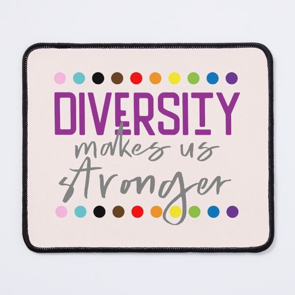 Item preview, Diversity Makes Us Stronger Rainbow Colors designed and sold by Solidarityandco.