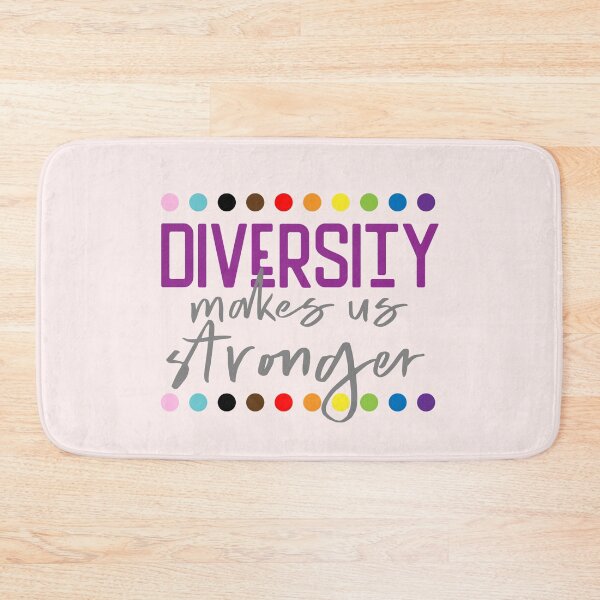 Item preview, Diversity Makes Us Stronger Rainbow Colors designed and sold by Solidarityandco.