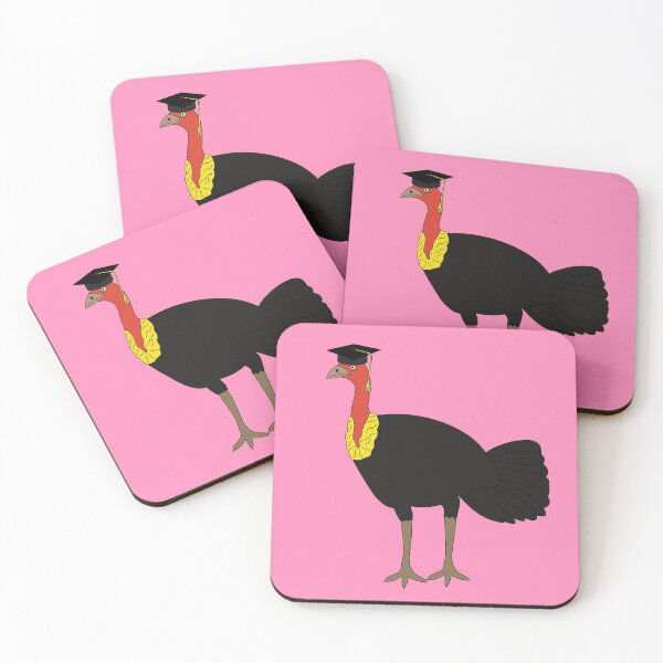 Item preview, Brush Turkey Full Time Graduate on Pink designed and sold by Digitaldingo.