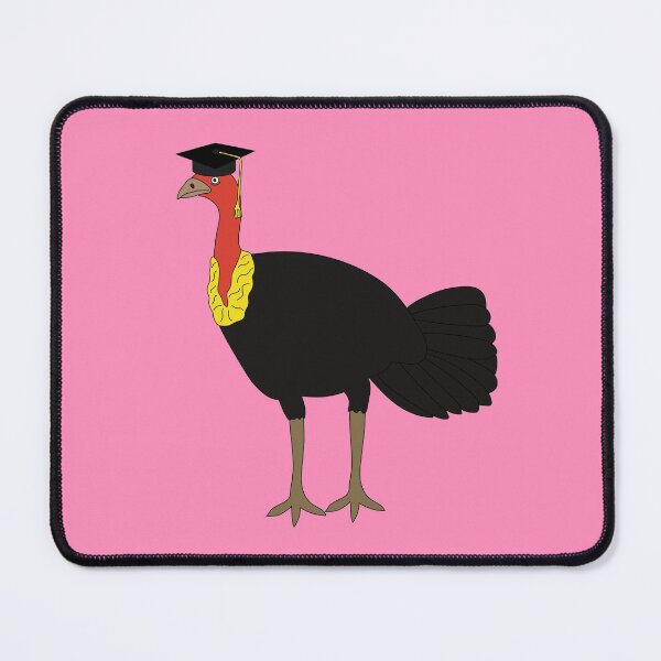 Item preview, Brush Turkey Full Time Graduate on Pink designed and sold by Digitaldingo.