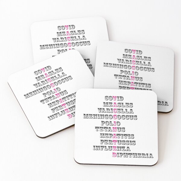 Item preview, Fully Vaccinated Covid19 - Pink Design designed and sold by lordyswiss.