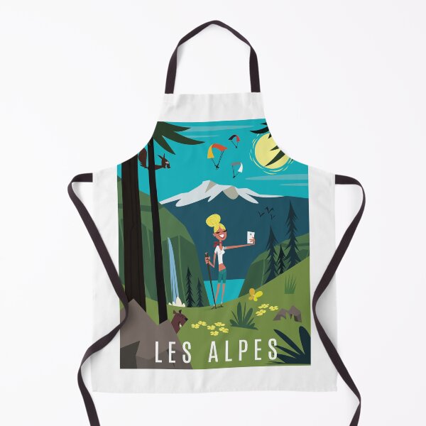 Item preview, Les Alpes poster designed and sold by GAGodel.