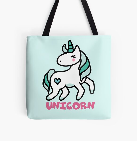 Bolsa de tela para colorear unicornios - SeComoComprar